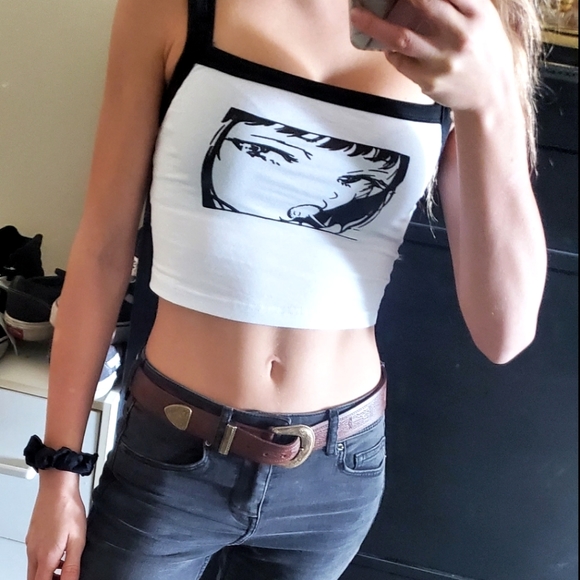 Australian thrifted cropped tee - Picture 1 of 1